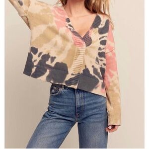 Lisa Todd | flying colors v-neck snap closure relaxed cardigan